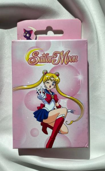 İskambil Kağıdı Anime Sailor Moon Poker Oyun Kartı 54 Adet İskambil Destesi   