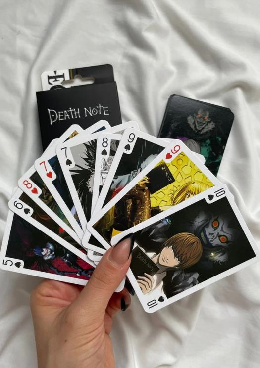 İskambil Kağıdı Death Note Poker Oyun Kartı 54 Adet İskambil Destesi                                                   