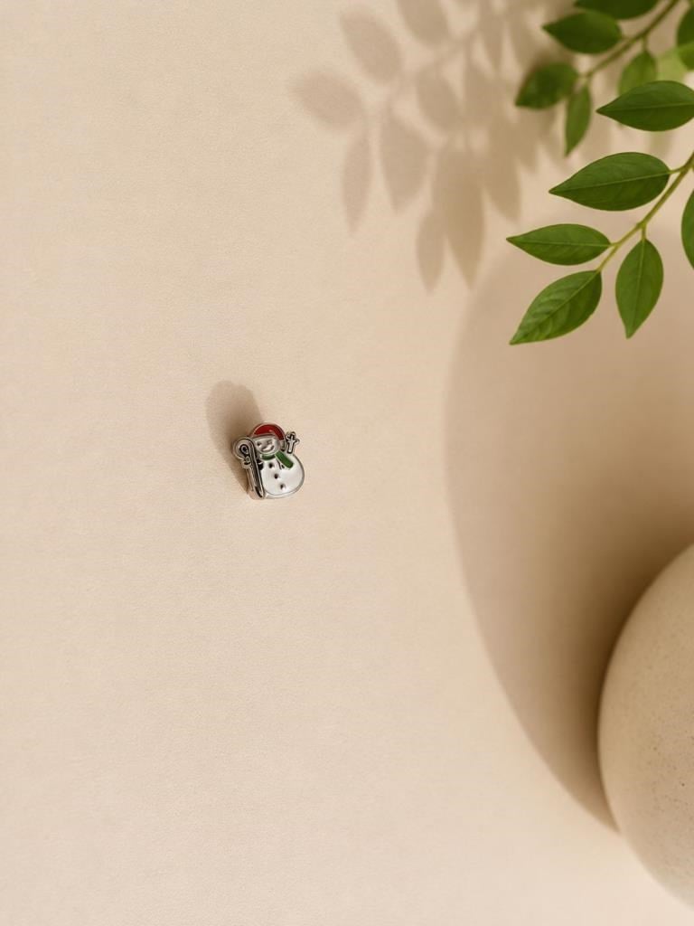 Kardan Adam Charm Boncuk Kadın Bileklik Aparatı Modern Şık Tasarım
