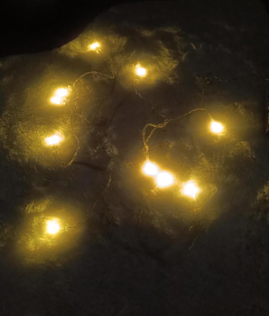 Led Pilli Dekoratif Led Işık Yılbaşı Süsü 2 Metre Duvar Dekor Hediye 