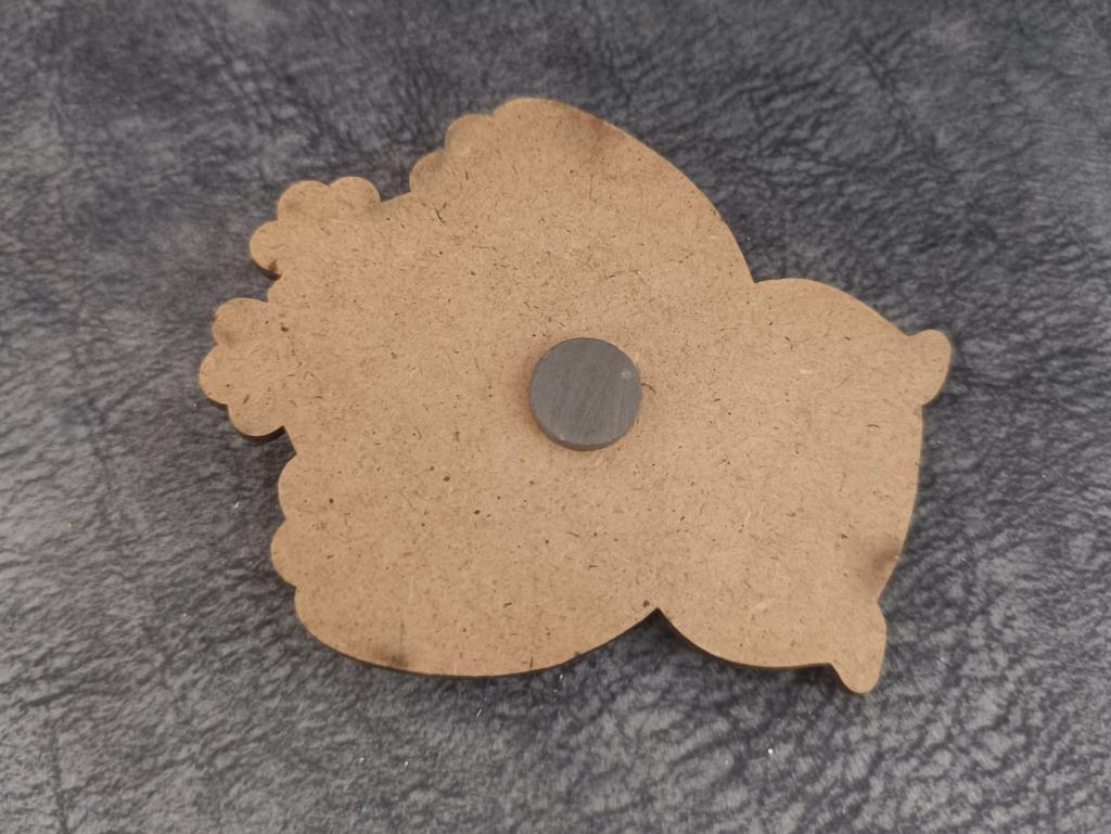 Magnet Baykuş Hayvan Nazar Boncuk Buzdolabı Süsü Ahşap Magnet Mıknatıslı Hediyelik Eşya
