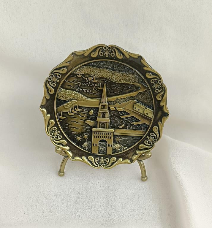Magnet Mıknatıslı Standlı Ayaklı Metal Tabak Ofis Ev Masa Üstü Dekor     