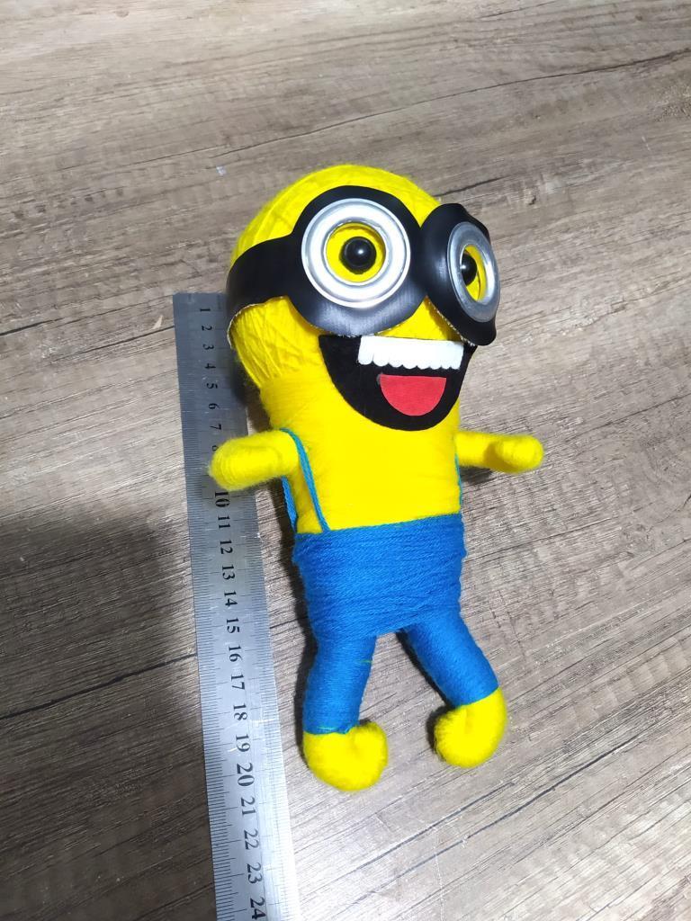 Minions Örgü Keçe Minion İlginç Anahtarlık Çanta Süsü Oyuncak Aksesuar  