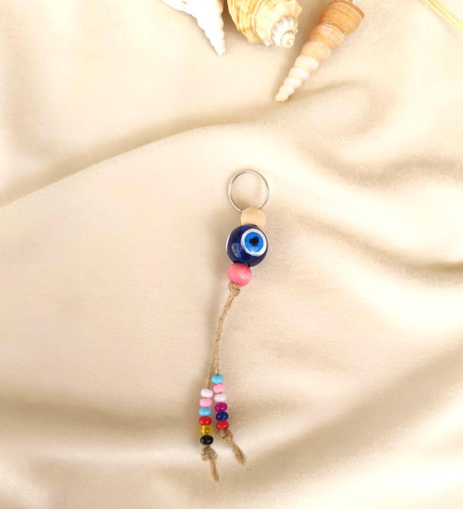 Nazar Boncuk Anahtarlık 10 Adet Kötü Göz Kovucu Hand Made Nazarlı Araba Süsü