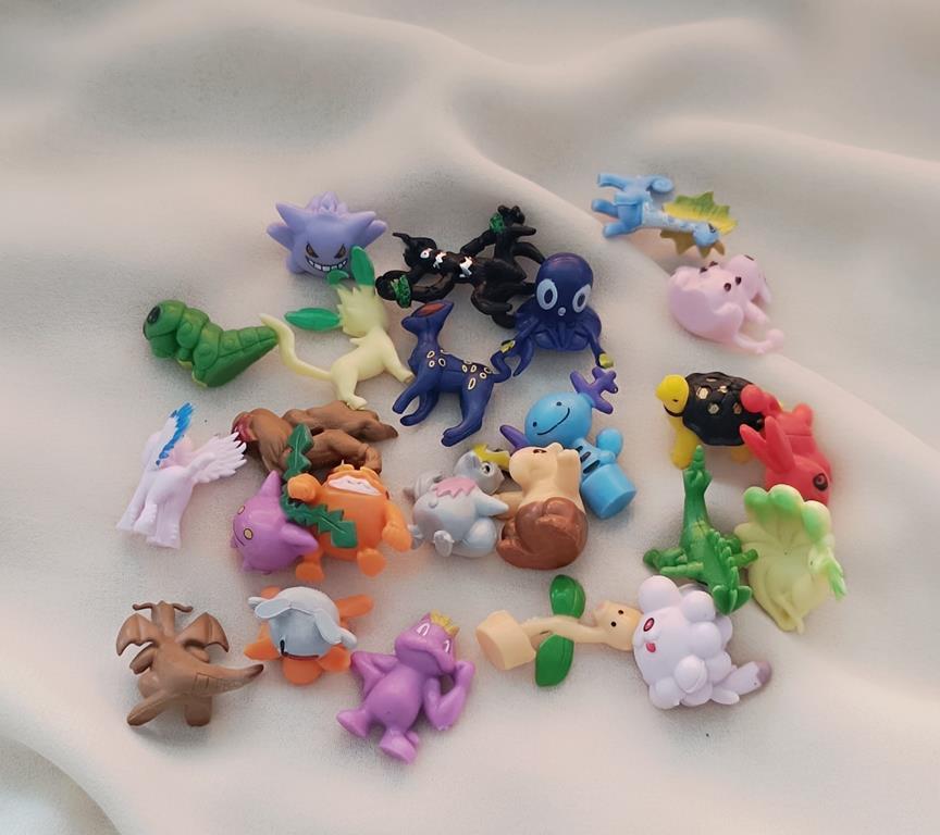 Pokemon Mini Figür 24 lü Set 2-3 cm Karakter Figür Koleksiyon Oyuncak pmb2