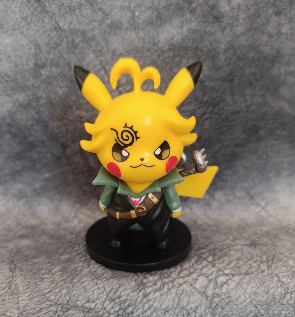 Pokemon Pikachu Naruto Anime Karakter 9 cm Figür Biblo 