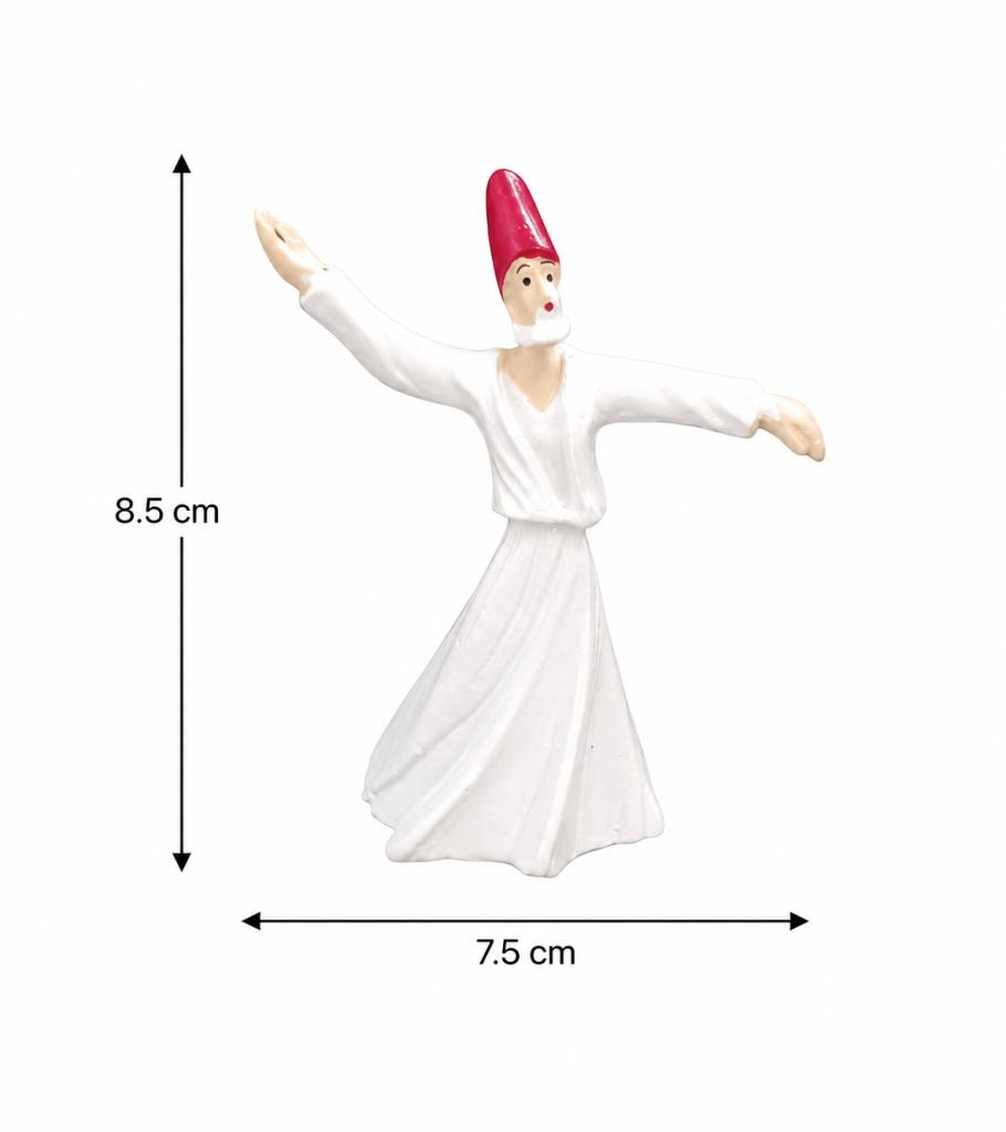 Semazen Biblo Mini Dekoratif Obje – Küçük Ebat Polyester Masaüstü Dekoru