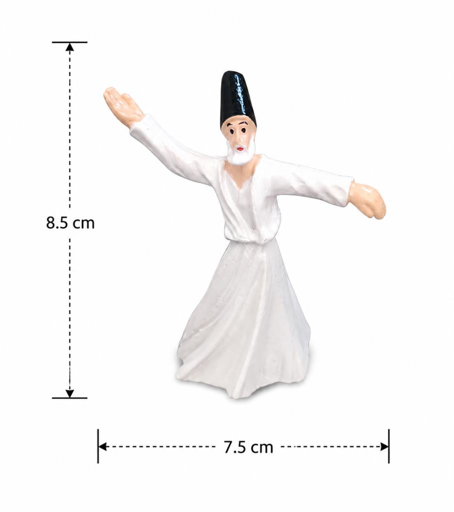 Semazen Biblo Minik Boy Dekoratif Masa Üstü Obje Ev Ofis Süs Aksesuarı