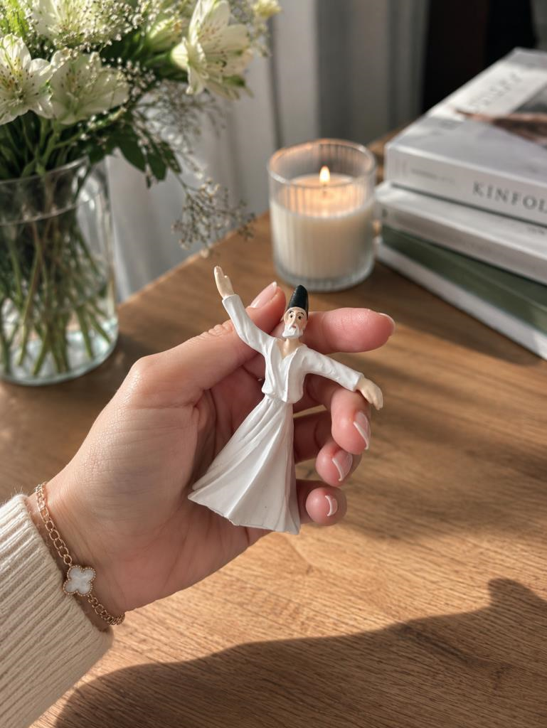 Semazen Biblo Minik Boy Dekoratif Masa Üstü Obje Ev Ofis Süs Aksesuarı
