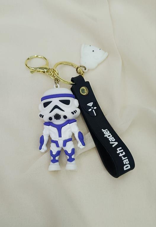 Silikon Anahtarlık Star Wars Darth Vader Çanta Süsü Aksesuar 