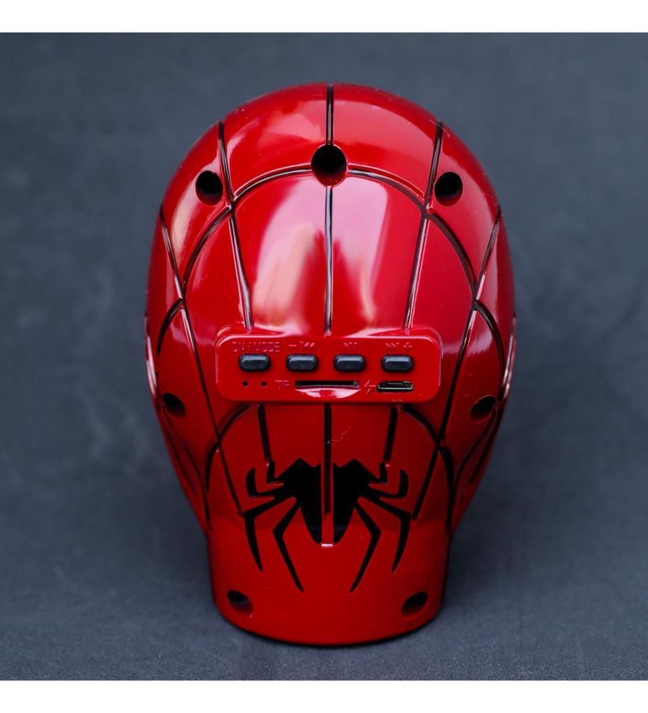 Spiderman Örümcek Adam Kablosuz Bluetooth Hoparlör Stereo Hoparlör LED Işık