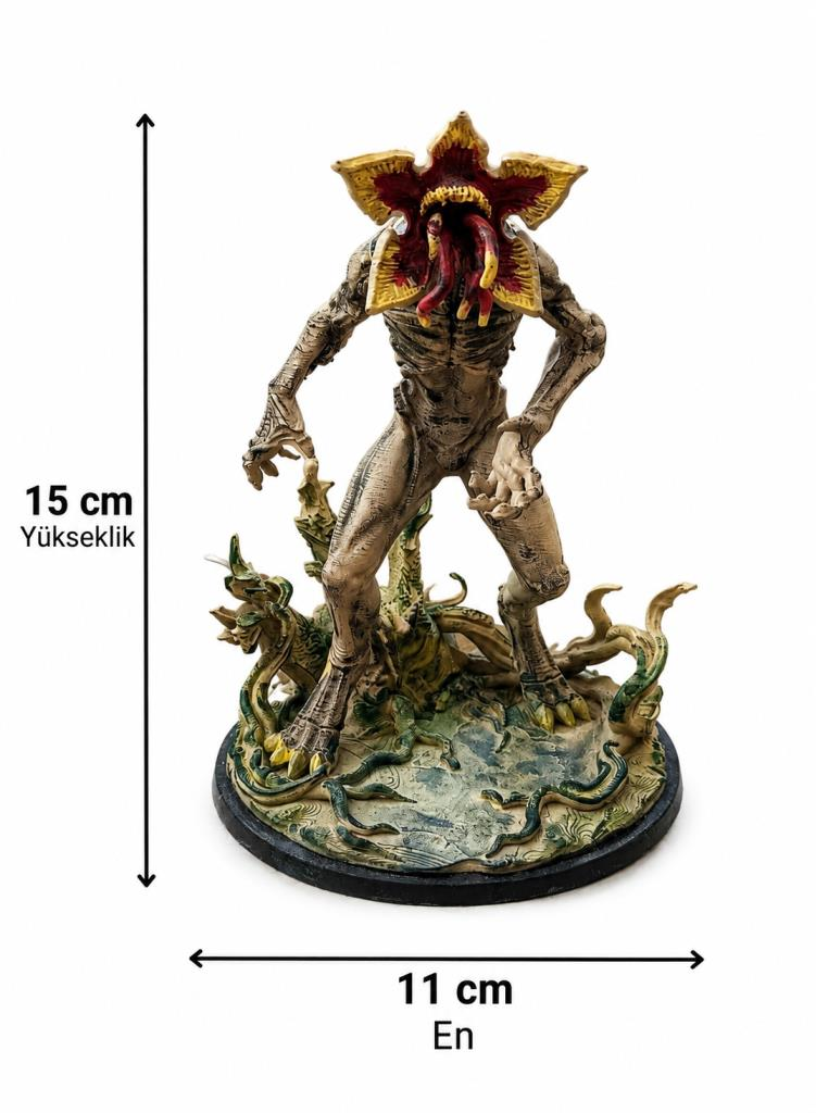Stranger Things Demogorgon Figür Dekoratif Koleksiyon Figürü Korku Temalı Masaüstü Biblo