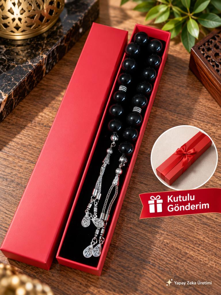 Şungit Taşı Zaza Sallamalık 12 mm Premium Kalite El Yapımı