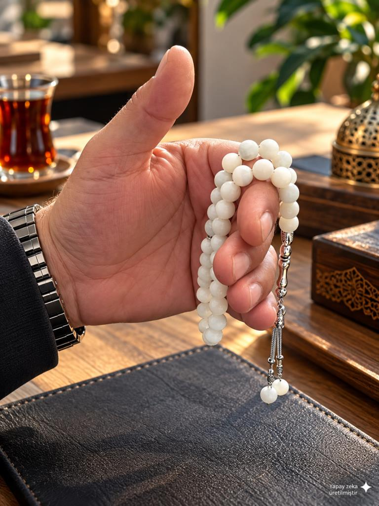 Tesbih Sedef Doğaltaş 10 mm 33’lü Premium Kalite Özel Tasarım Erkek Hediyelik