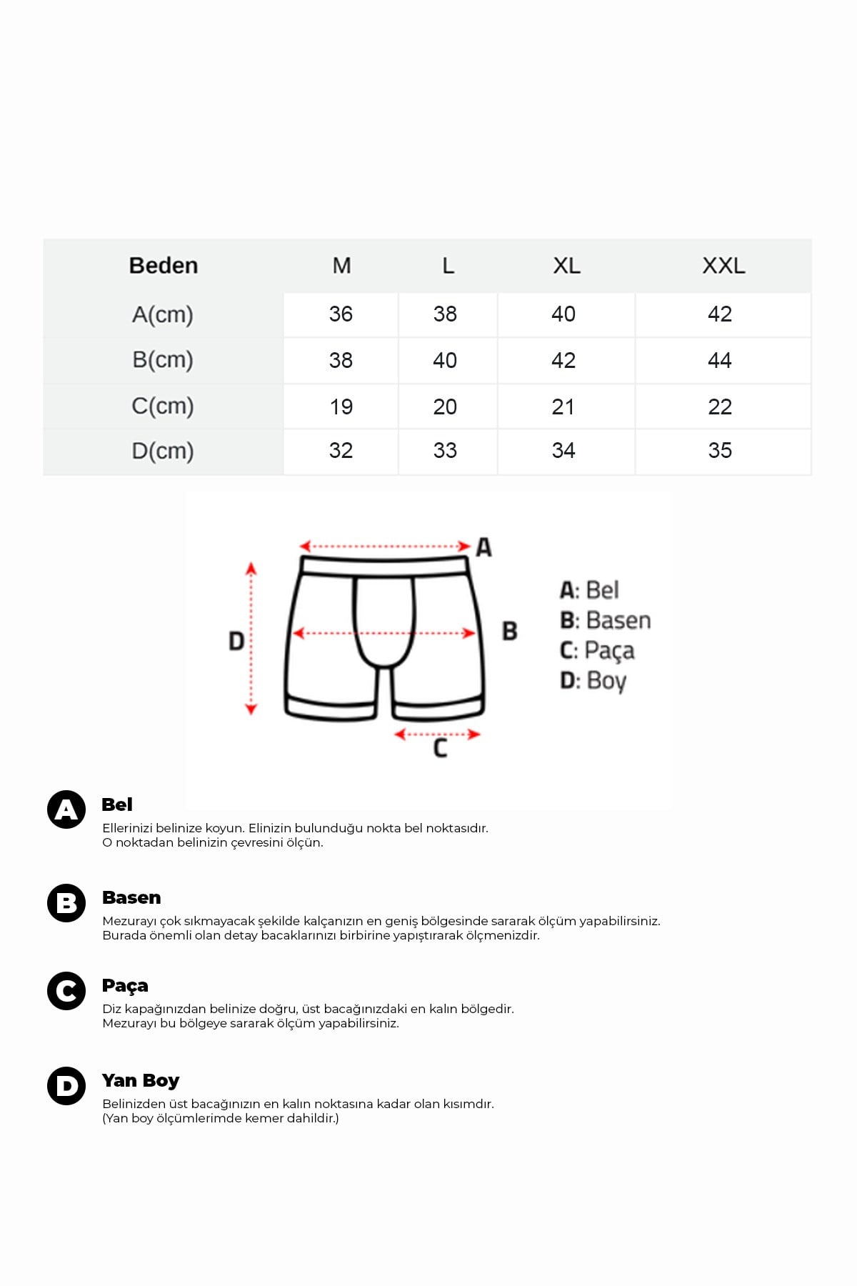 Erkek Gri 5’Li Uzun Paça Bambu Boxer - 25203