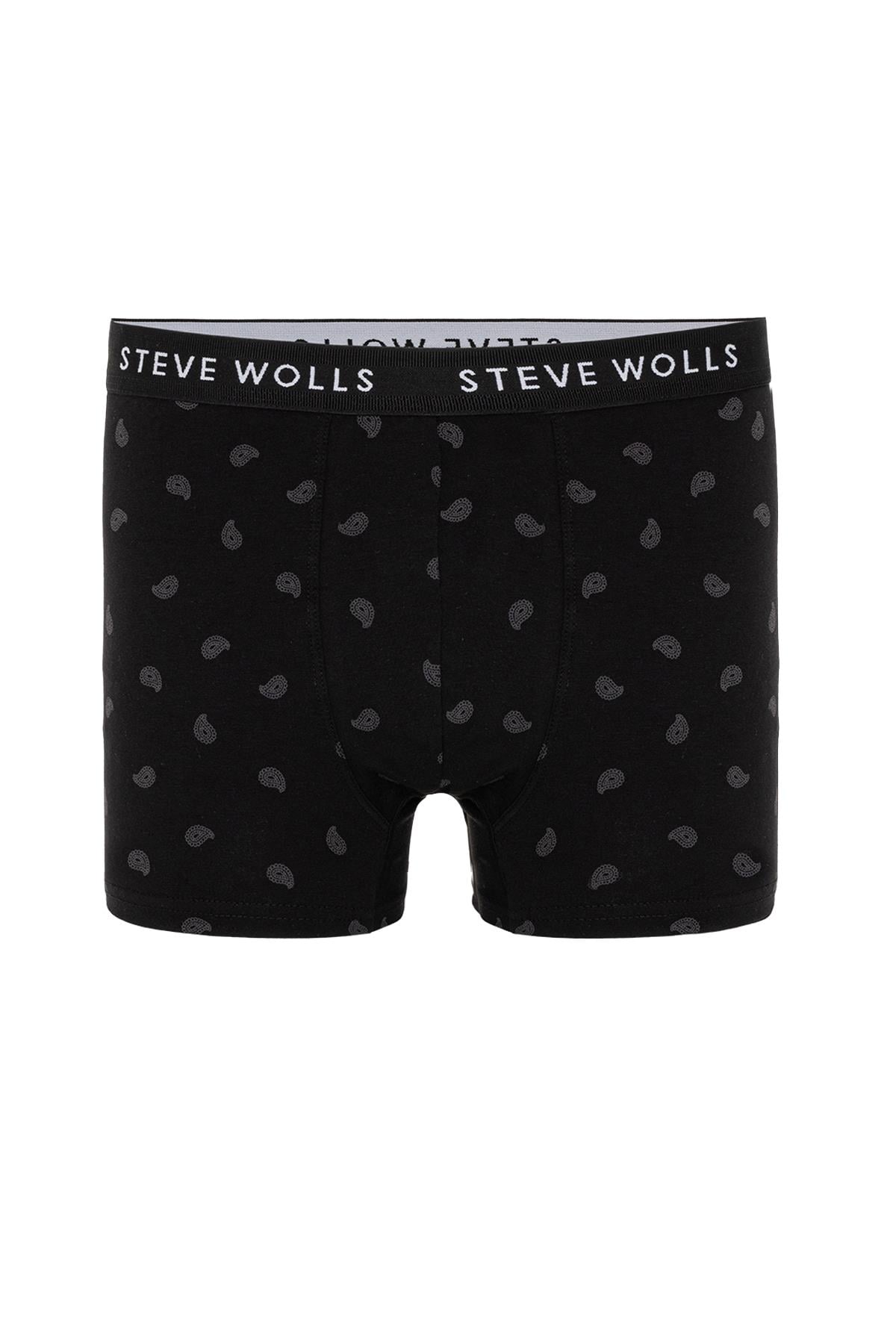 Erkek Karışık Desenli 3’Lü Boxer - 23654