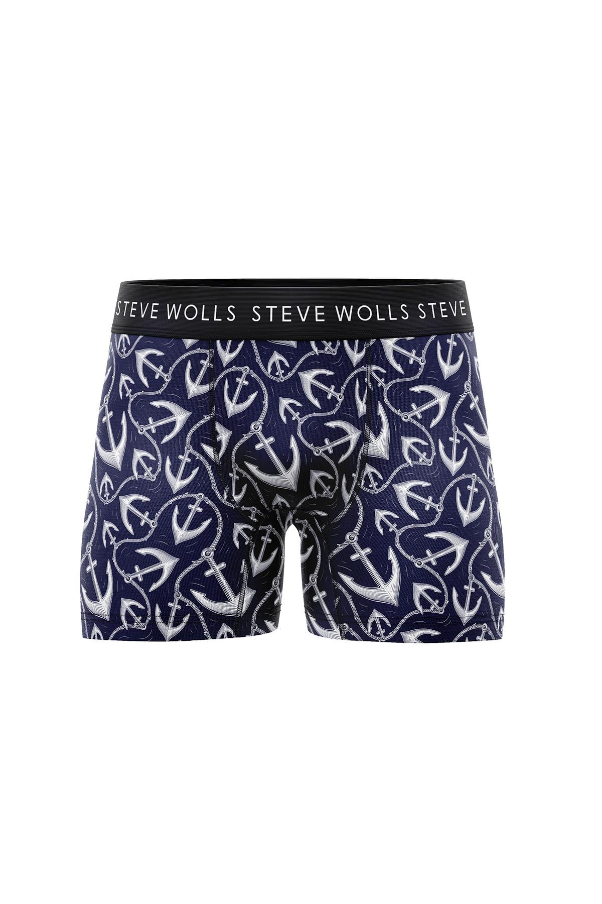 Erkek Karışık Desenli 3’Lü Boxer - 23656