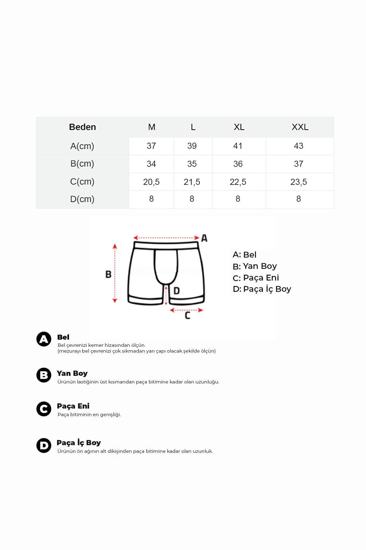 Erkek Lacivert 3’Lü Klasik Bambu Boxer - 25101