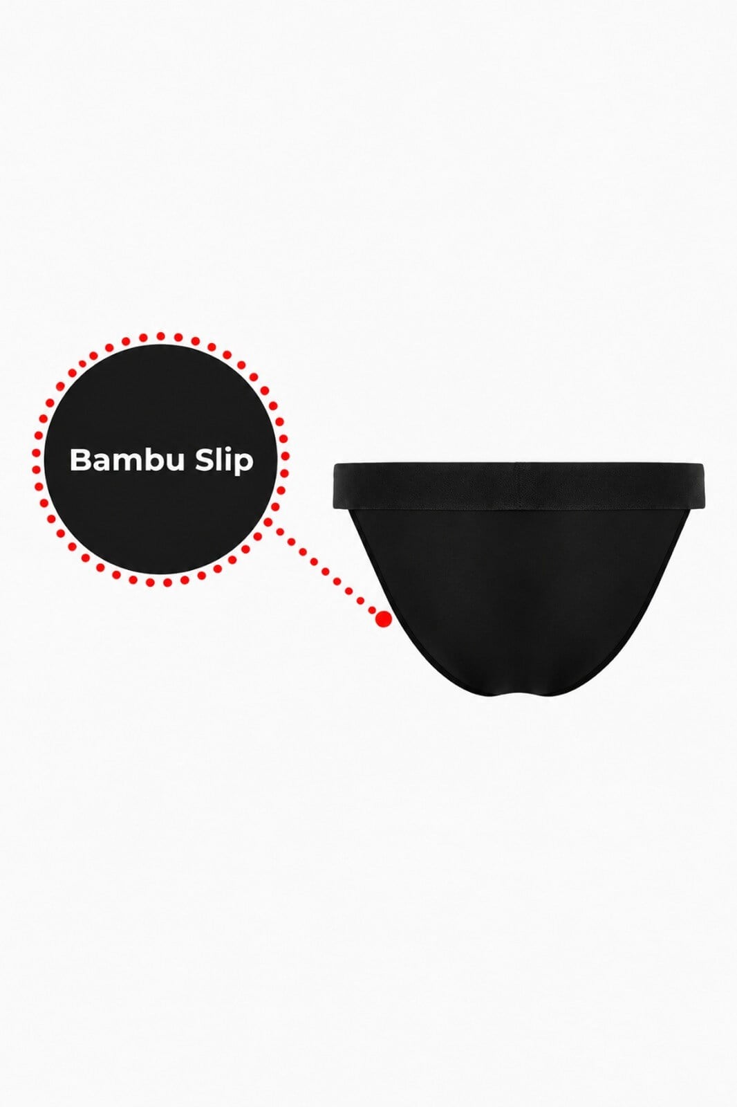 Erkek Siyah 5’Li Bambu Slip - 25502