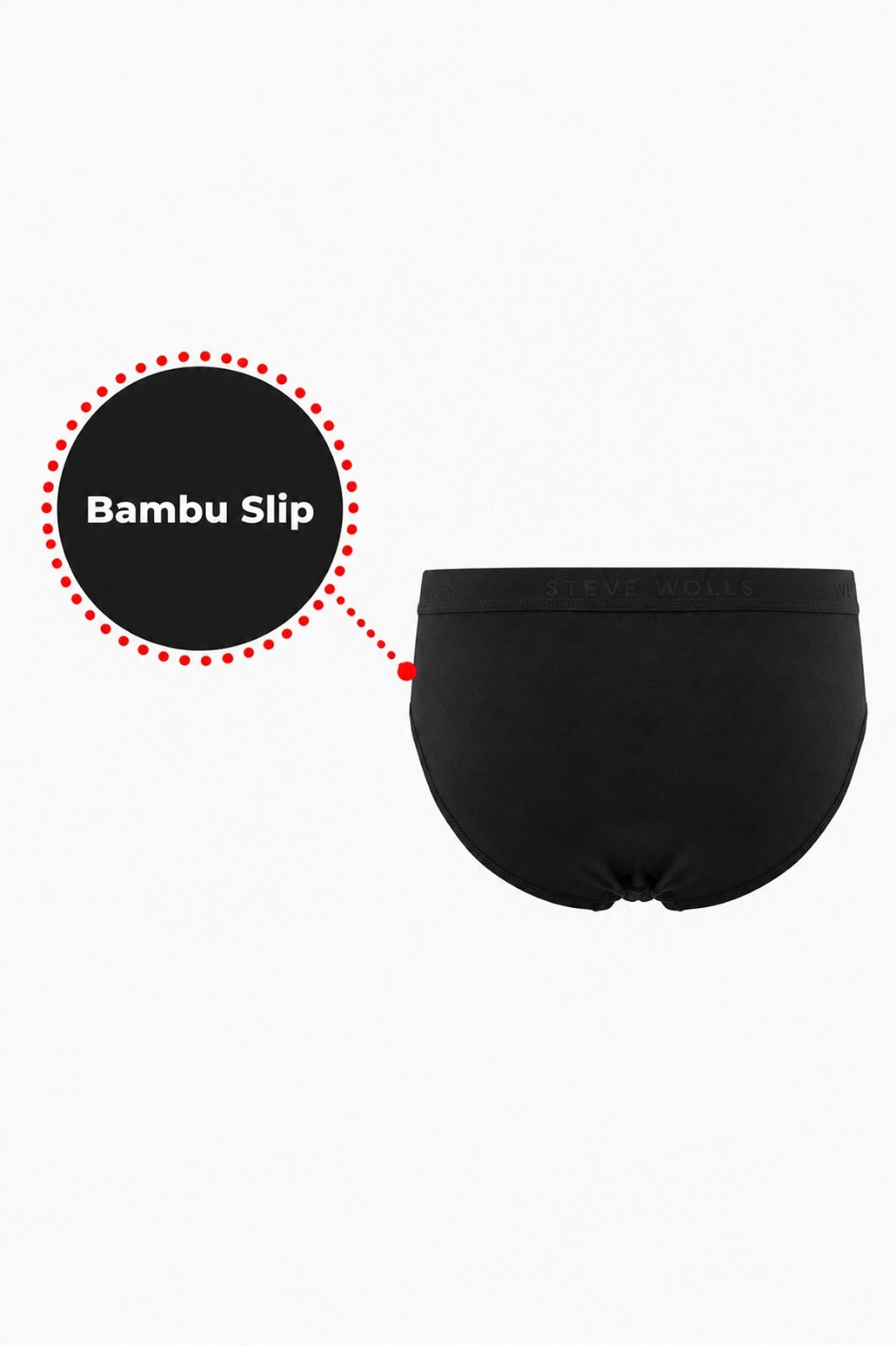 Erkek Siyah 5’Li Bambu Slip - 25503