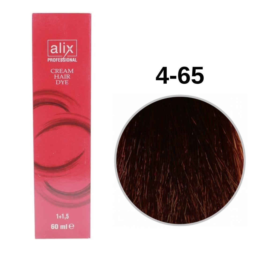 Alix Tüp Saç Boyası 60Ml 4-65