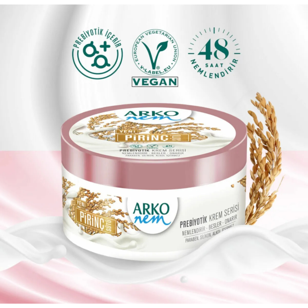 Arko Nem Pirinç Sütü Krem 250 Ml