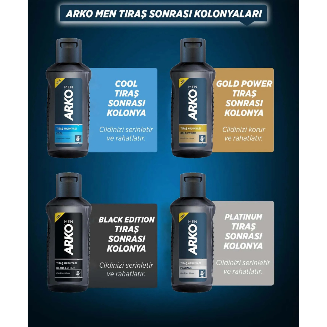 Arko Tıraş Kolonyası 255ml. Platinum