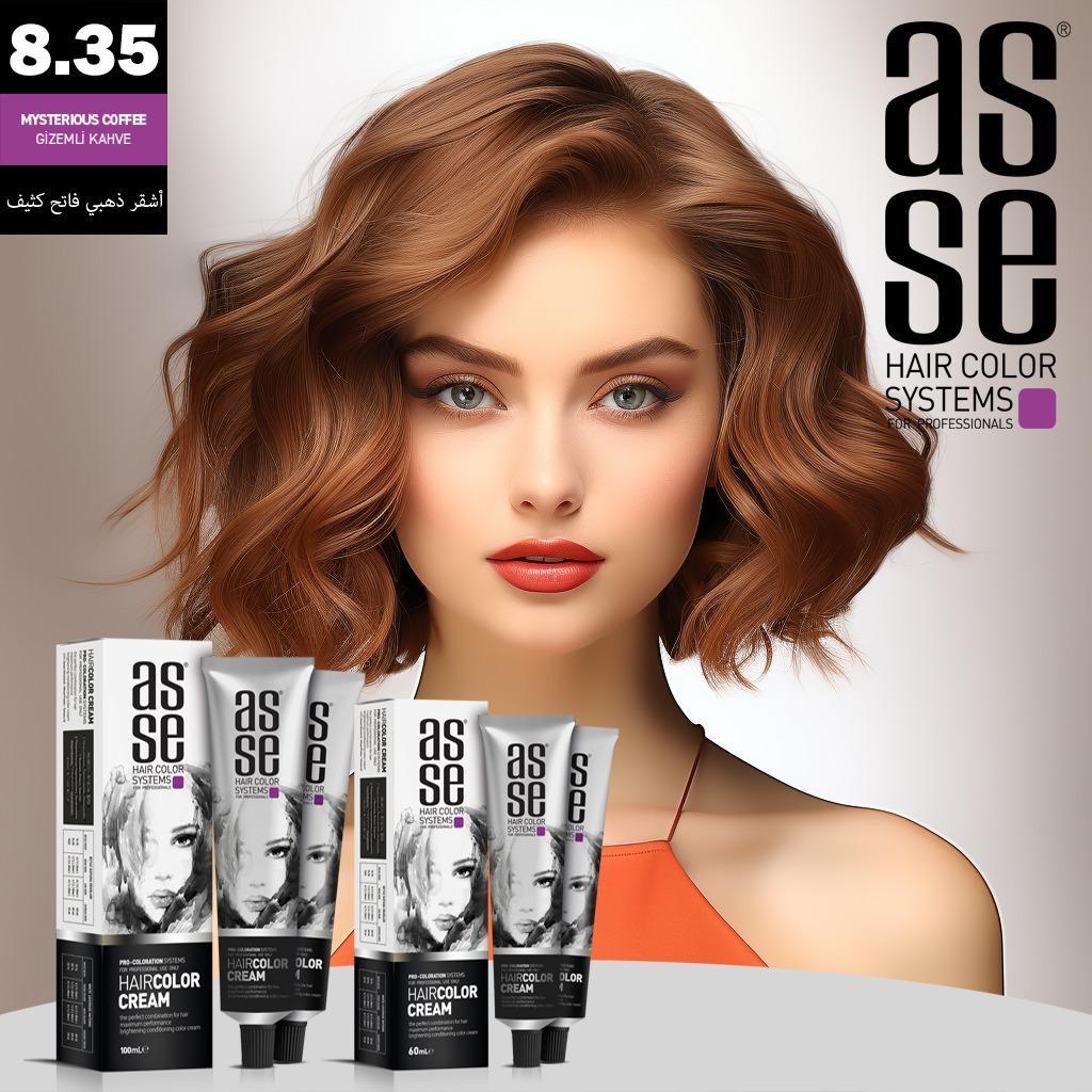 Asse Tüp Boya 60ml 8.35 Gizemli Kahve