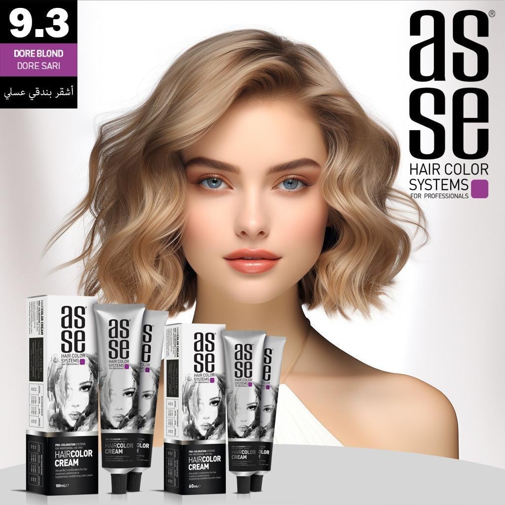 Asse Tüp Boya 60ml 9.3 Dore Sarı