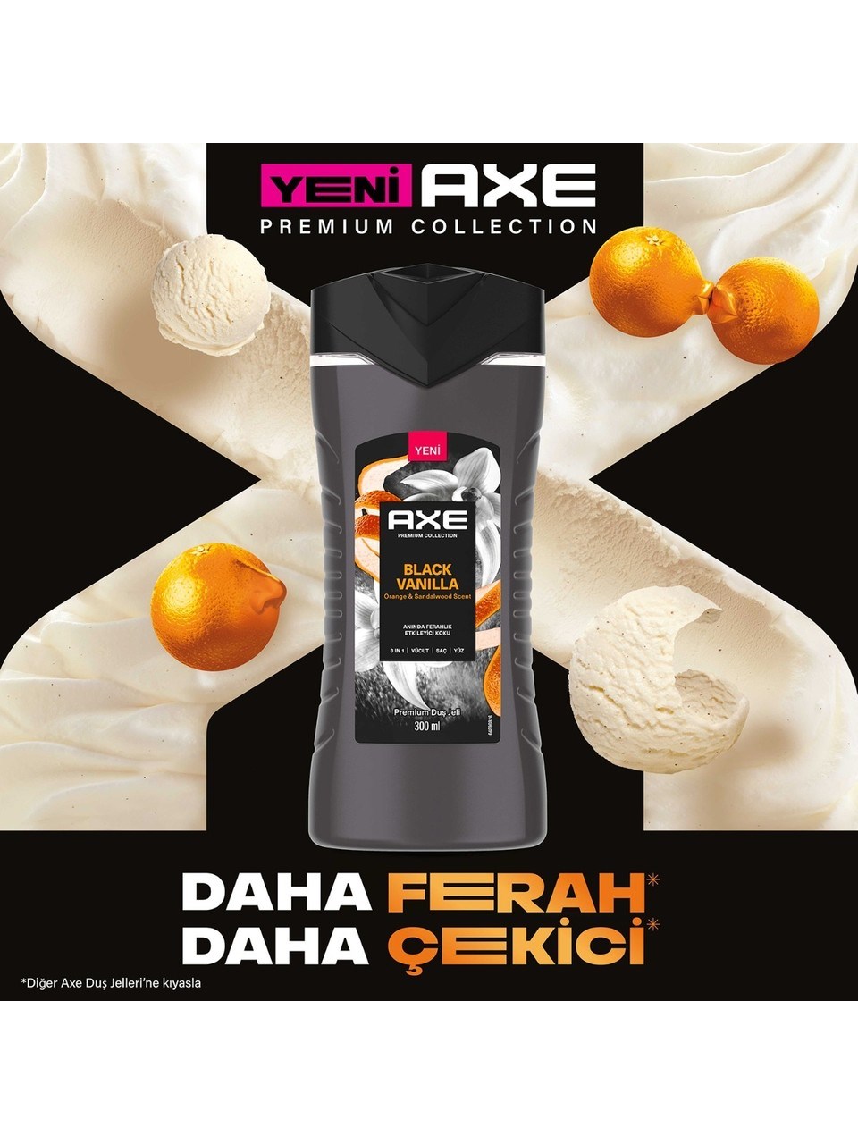 Axe Duş Jeli 300ml Black Vanilla