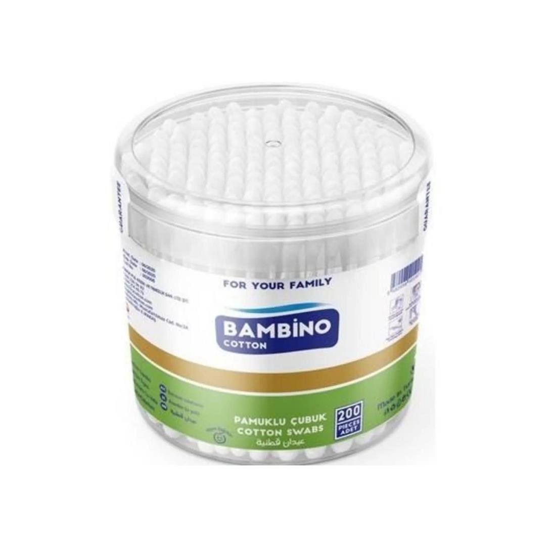 BAMBINO PAMUKLU KULAK ÇUBUĞU 200pcs