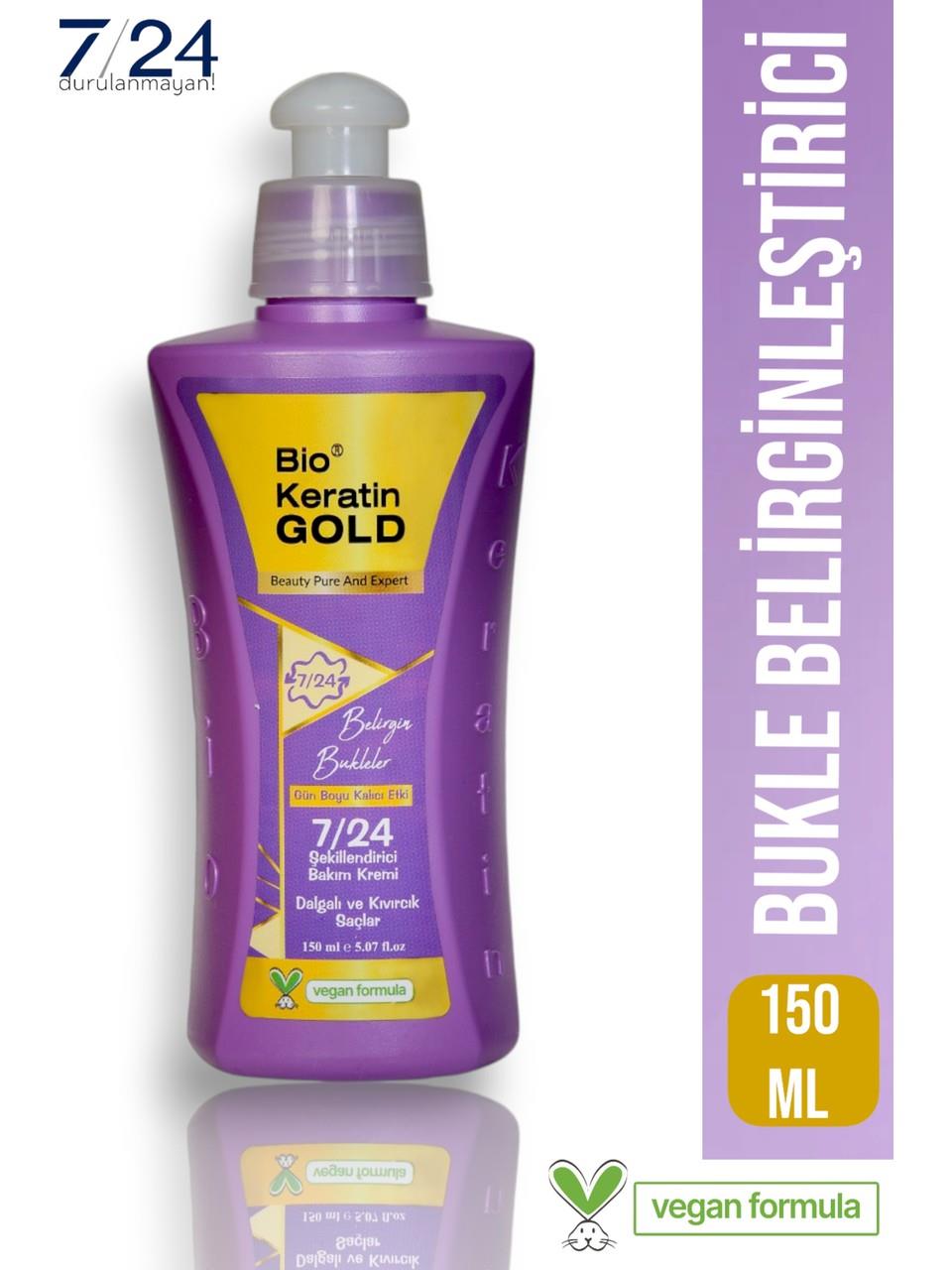 Bio Keratin Gold 150ml. Belirgin Bukleler