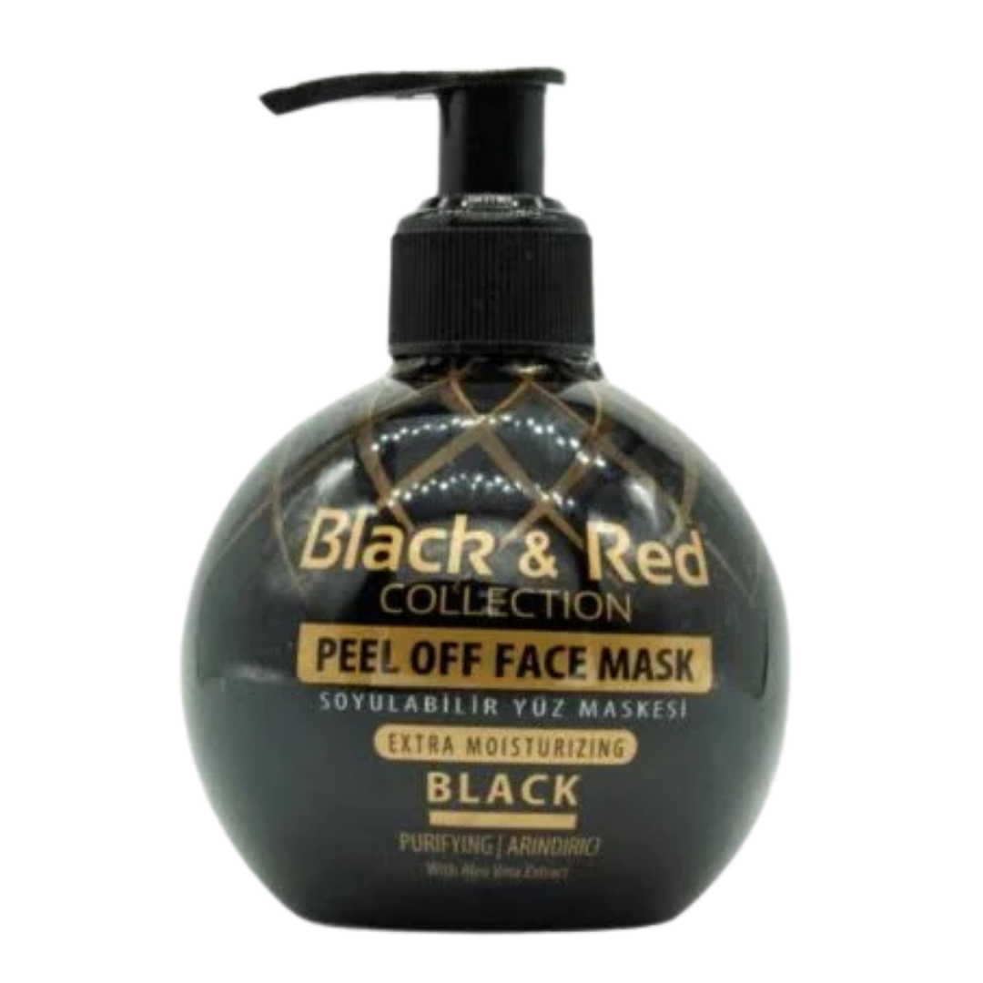 Black&Red Peel Off Face Mask 250ml. Black