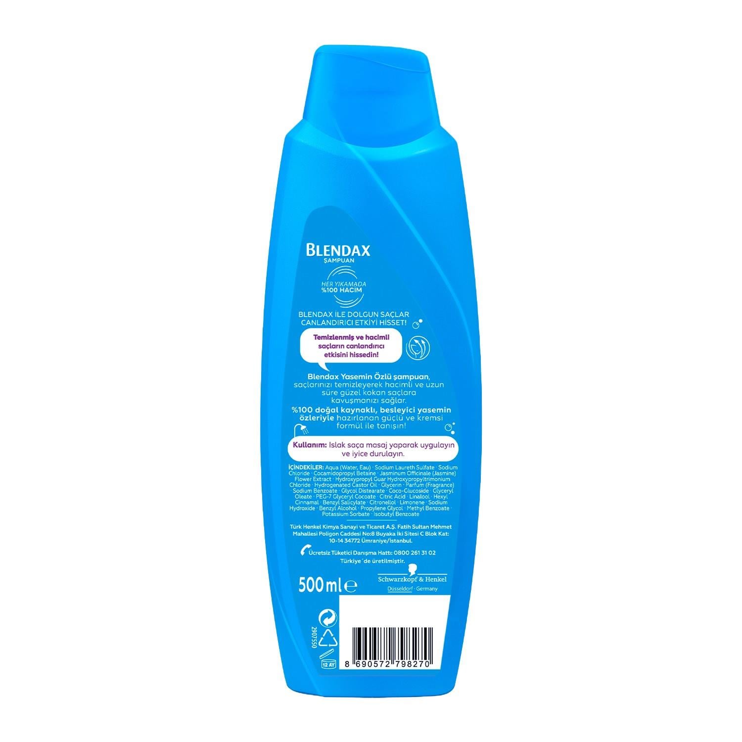 BLENDAX ŞAMP.NORMAL SAÇLAR YASEMİN ÖZLÜ 500ML