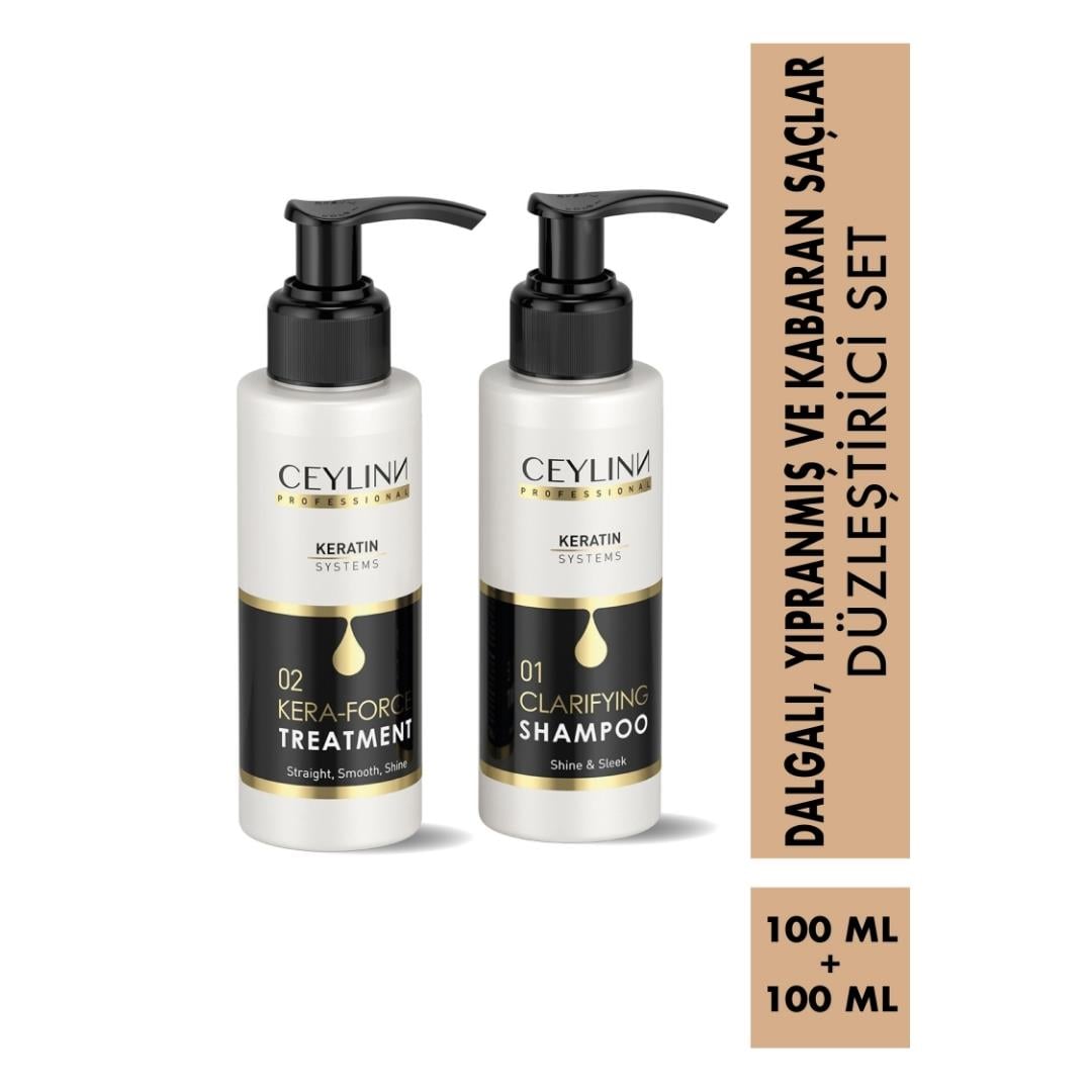 CEYLINN KERATIN+SAMPUAN 100ML.(TEK KULLANIMLIK KER