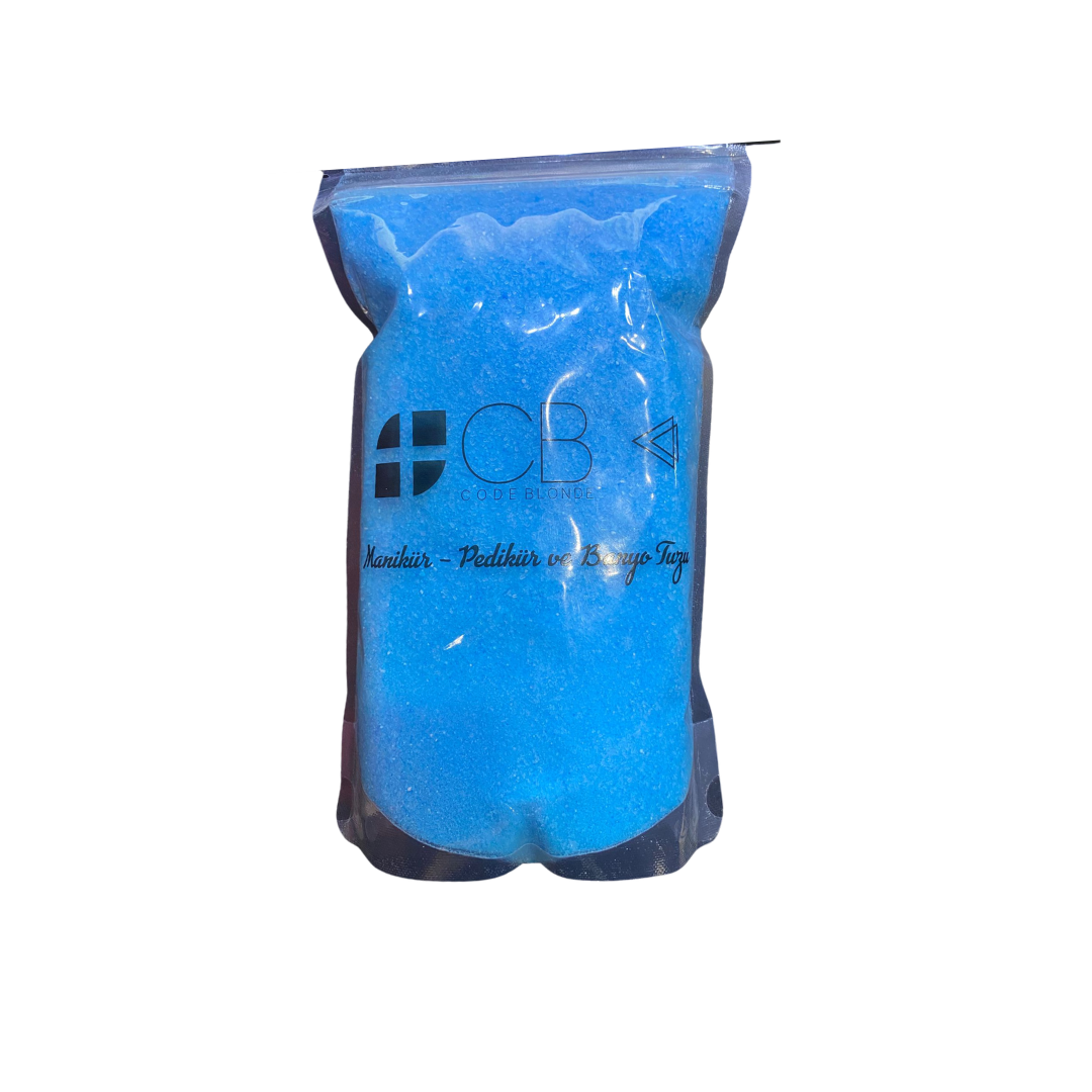 Code Blonde Manikür Pedikür Ve Banyo Tuzu 1kg Mavi