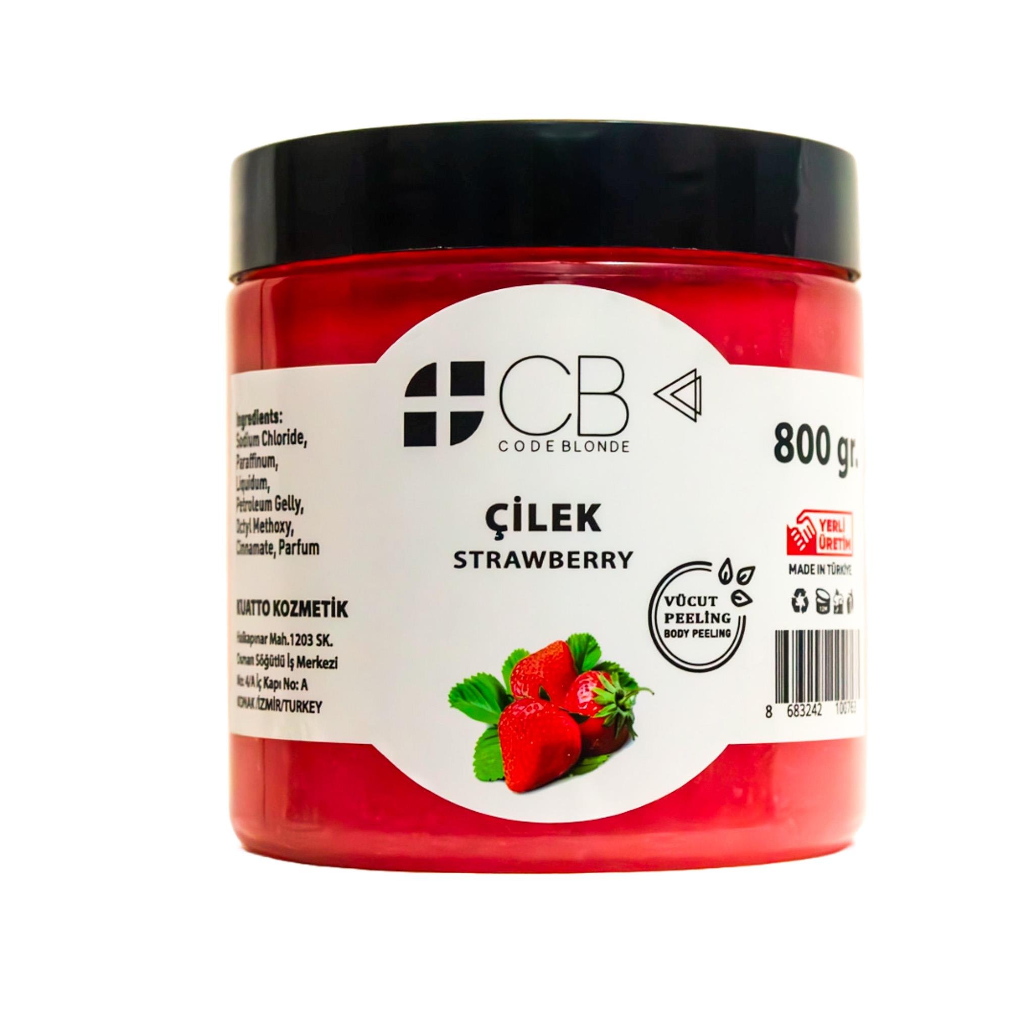 CODE BLONDE PEELİNG 800 gr ÇİLEK
