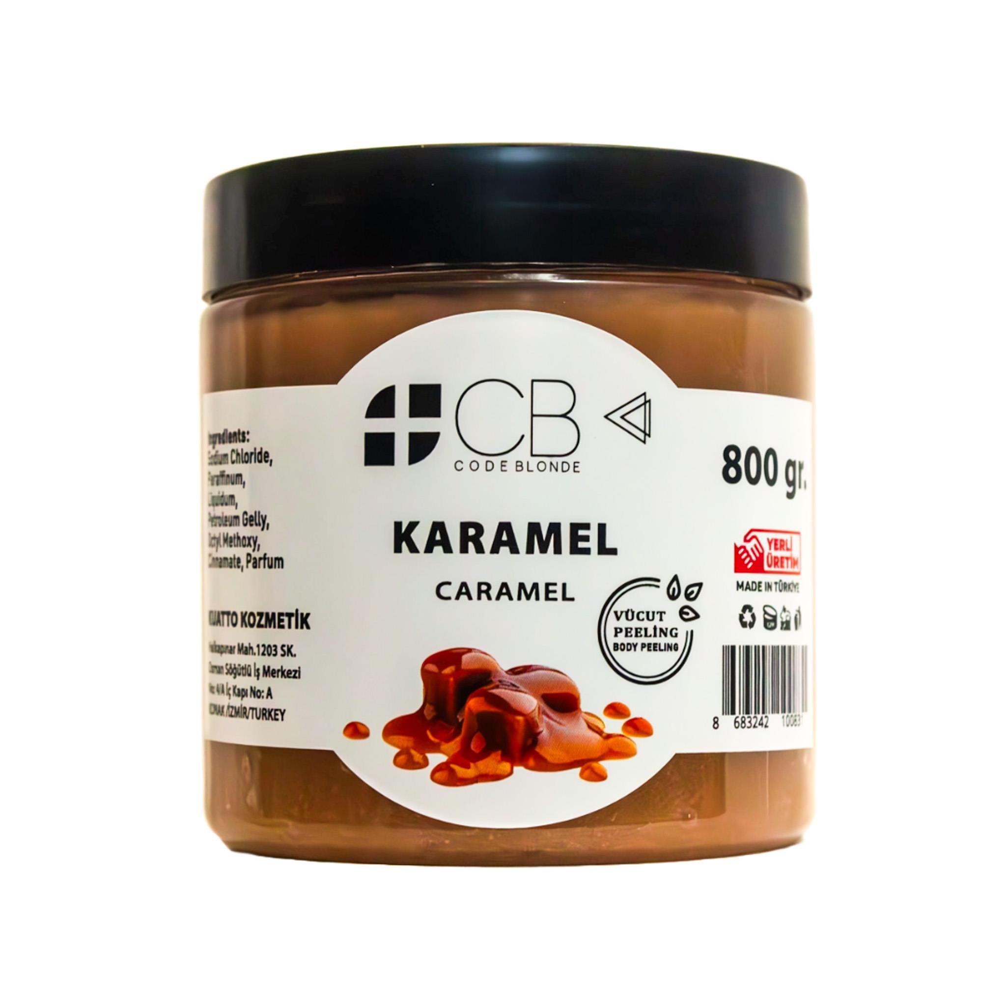 CODE BLONDE PEELİNG 800 gr KARAMEL