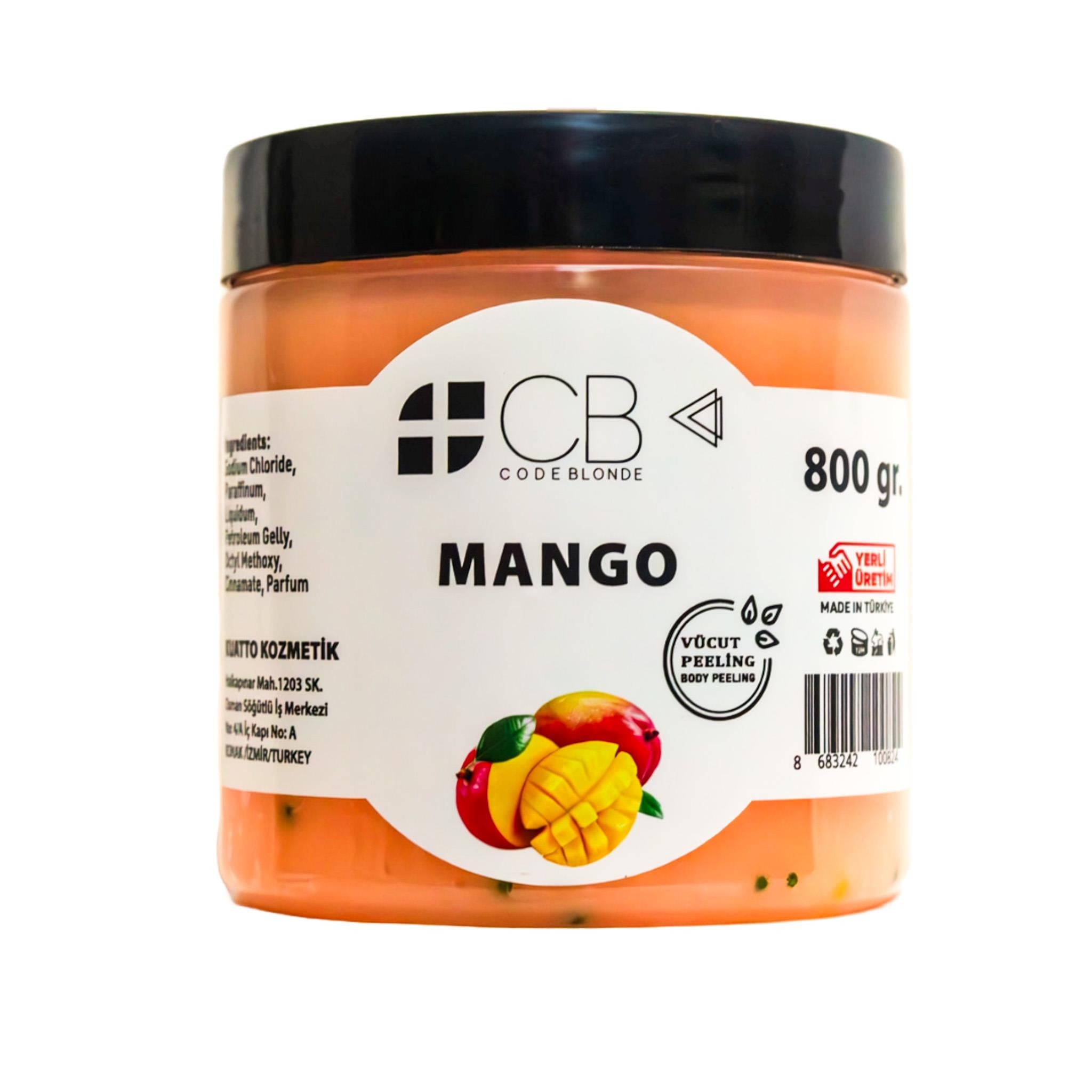 CODE BLONDE PEELİNG 800 gr MANGO