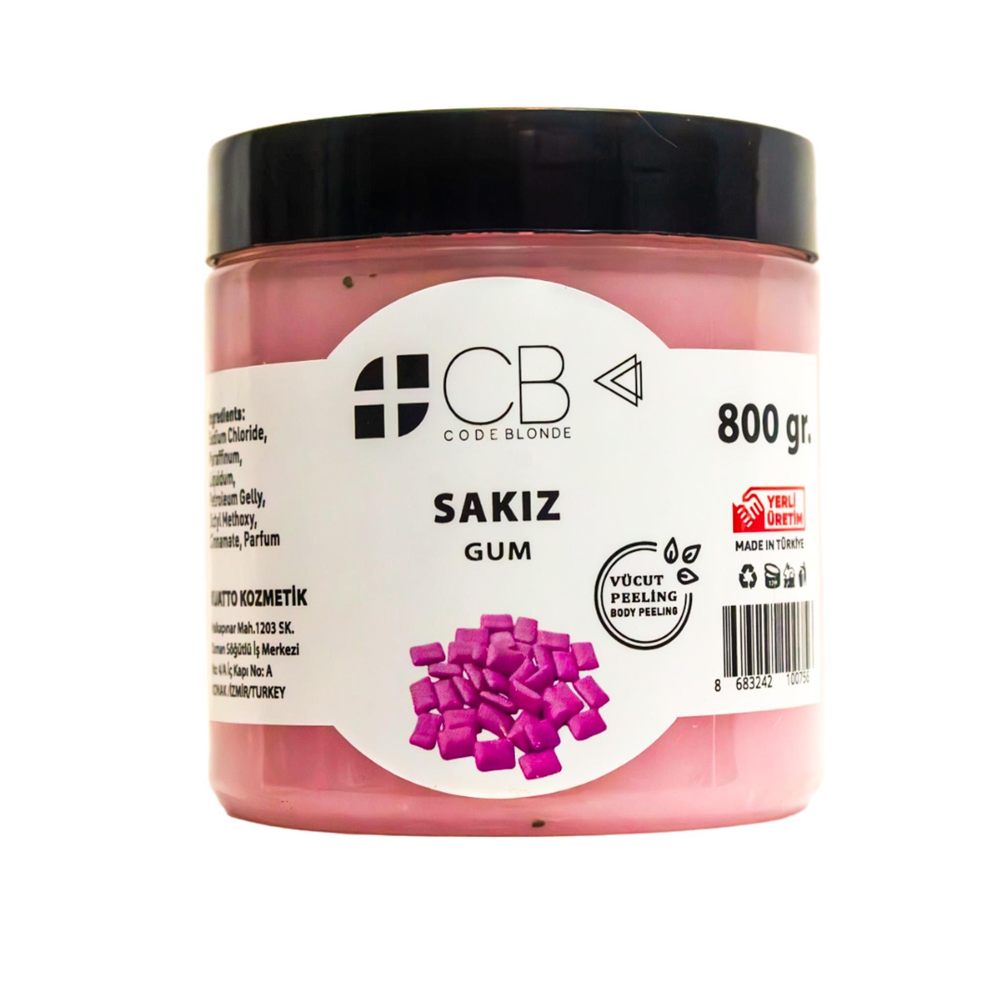 CODE BLONDE PEELİNG 800 gr SAKIZ