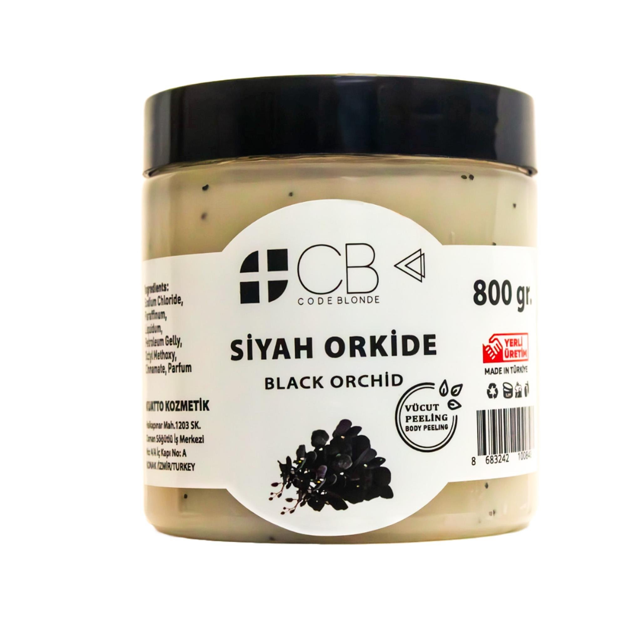 CODE BLONDE PEELİNG 800 gr SİYAH ORKİDE