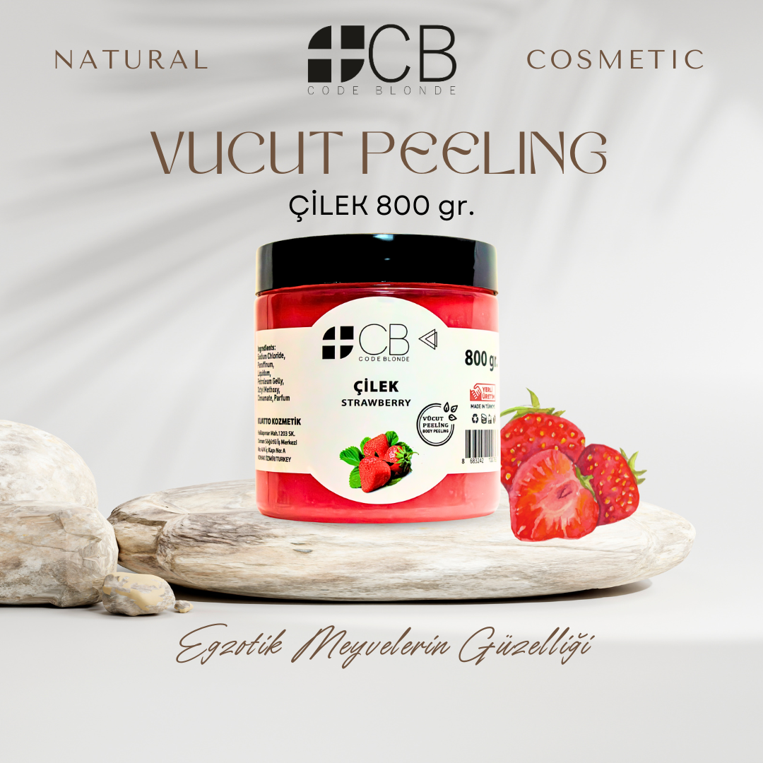 Code Blonde Peeling 800gr. Çilek
