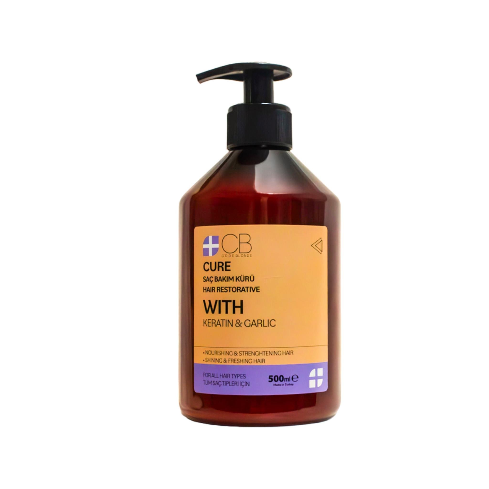 CODE BLONDE SAÇ BAK.KÜRÜ  KERATİN&GARLIC 500ml