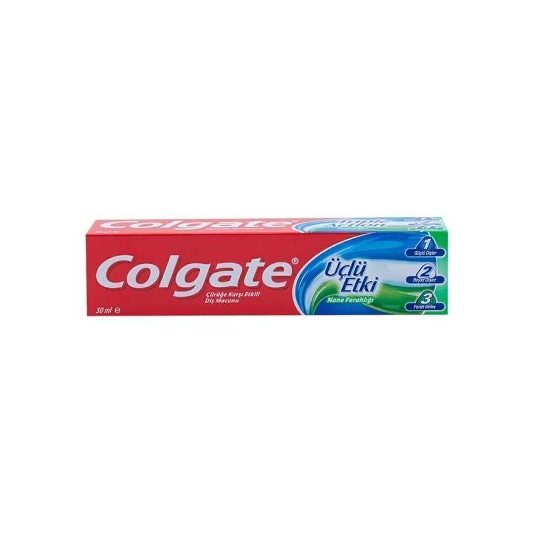 COLGATE 3 ETKILI 50ML. ÇÜRÜGE KARSI ETKILI