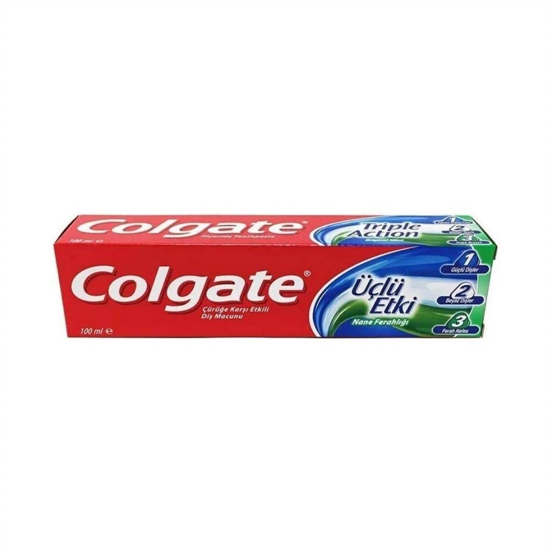 COLGATE DİŞ MACUNU 100ml. ÜÇLÜ ETKİ NANE FERAHLIĞI