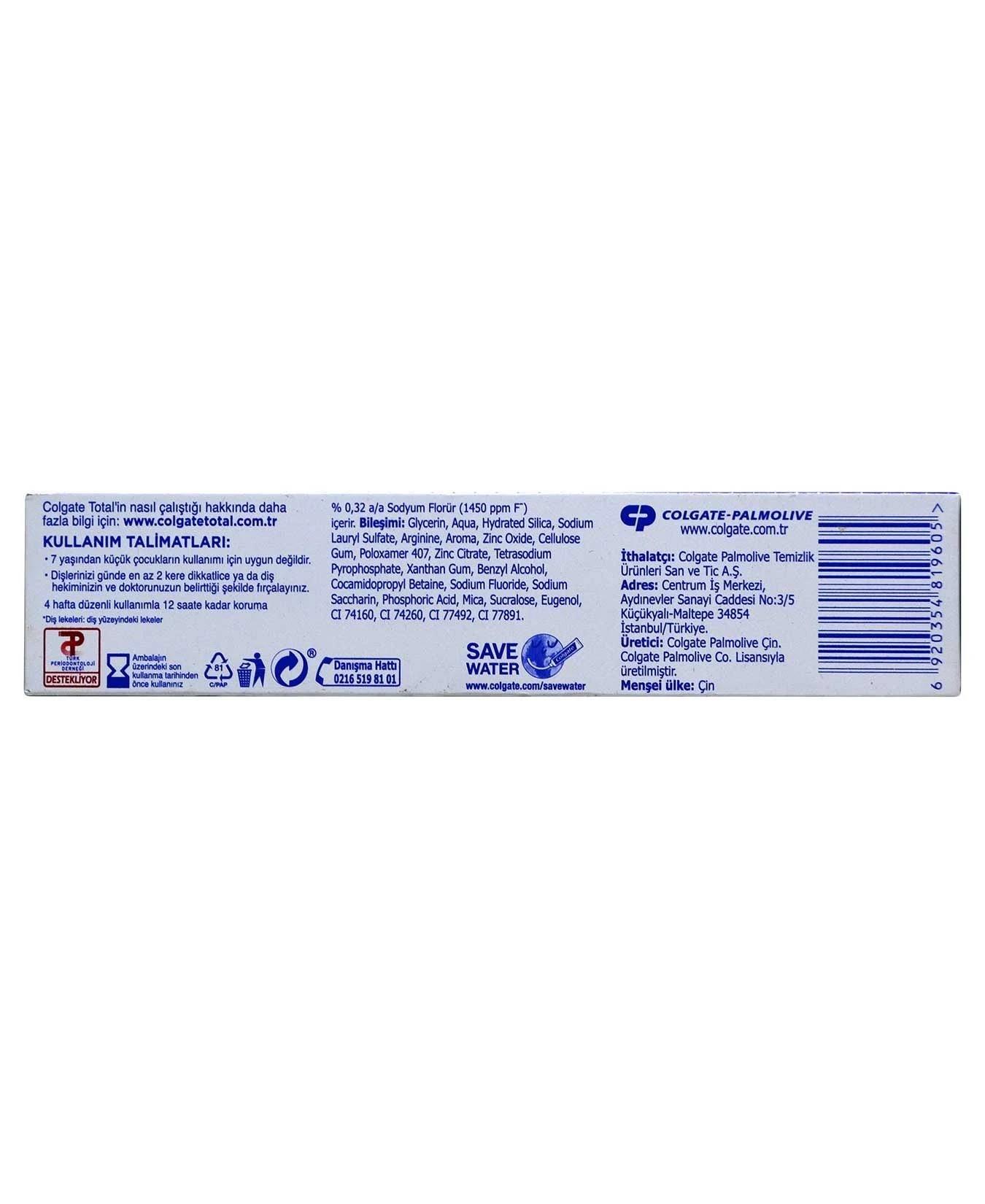 Colgate Diş Macunu 50ml. Gelişmiş Beyazlık
