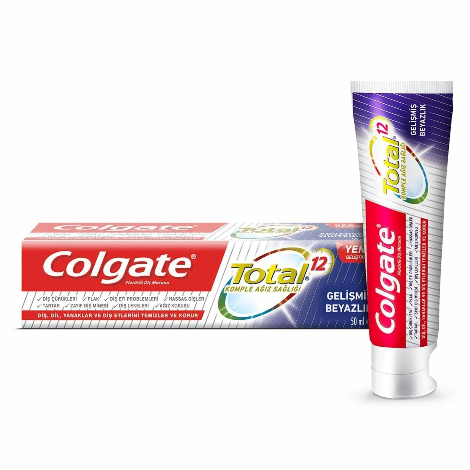 Colgate Diş Macunu 50ml. Gelişmiş Beyazlık