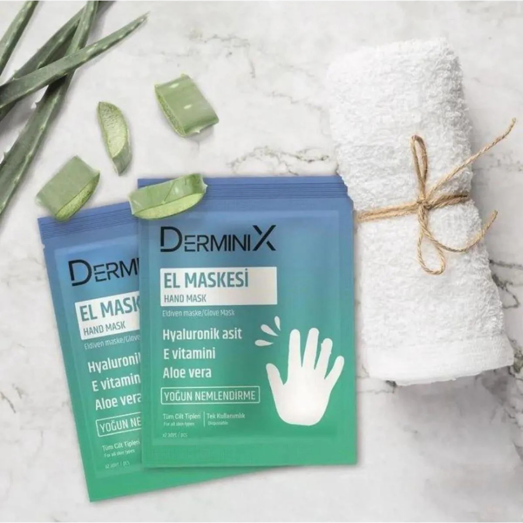 Derminix El Maskesi Hyaluronık Asıt+Aloe Vera