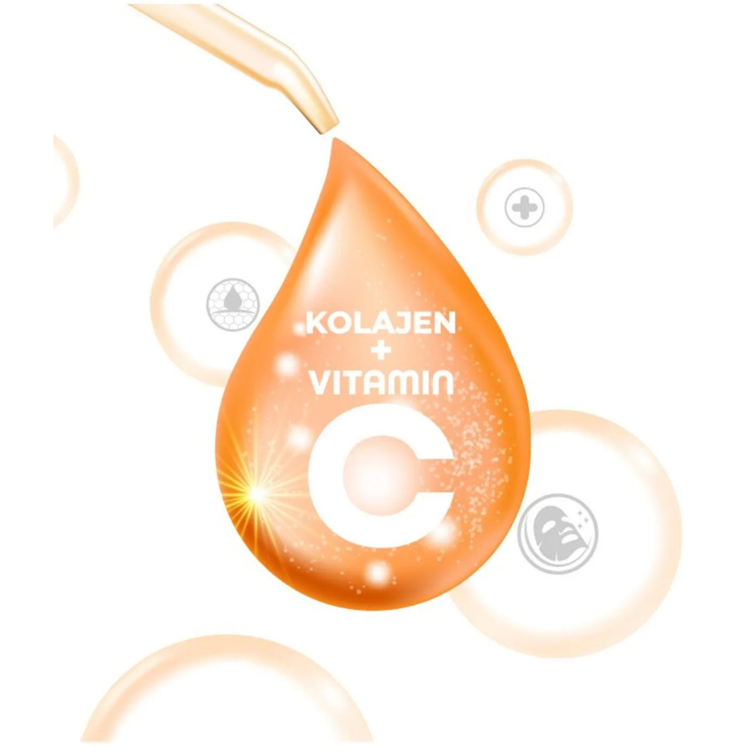 Derminix Kağıt Maske 25Gr Kolajen+ C Vitamin