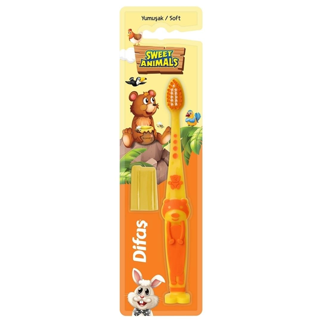 DİFAŞ SWEET ANIMALS ÇOCUK DİŞ FIRÇASI